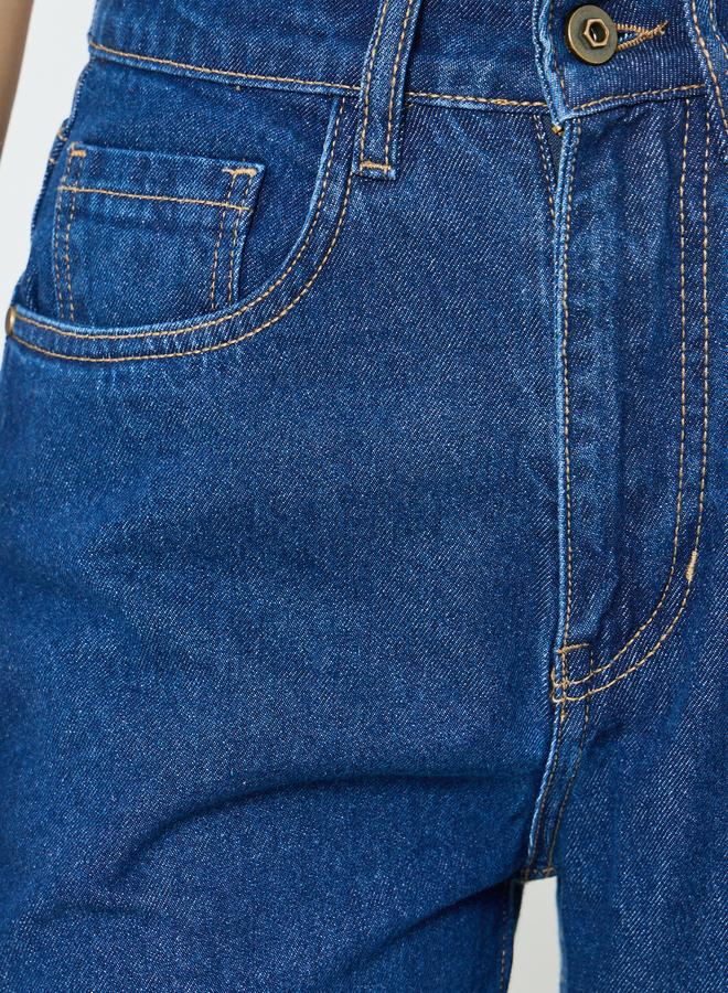 Styli Women Dark Blue Baggy Fit Jeans - Image 2